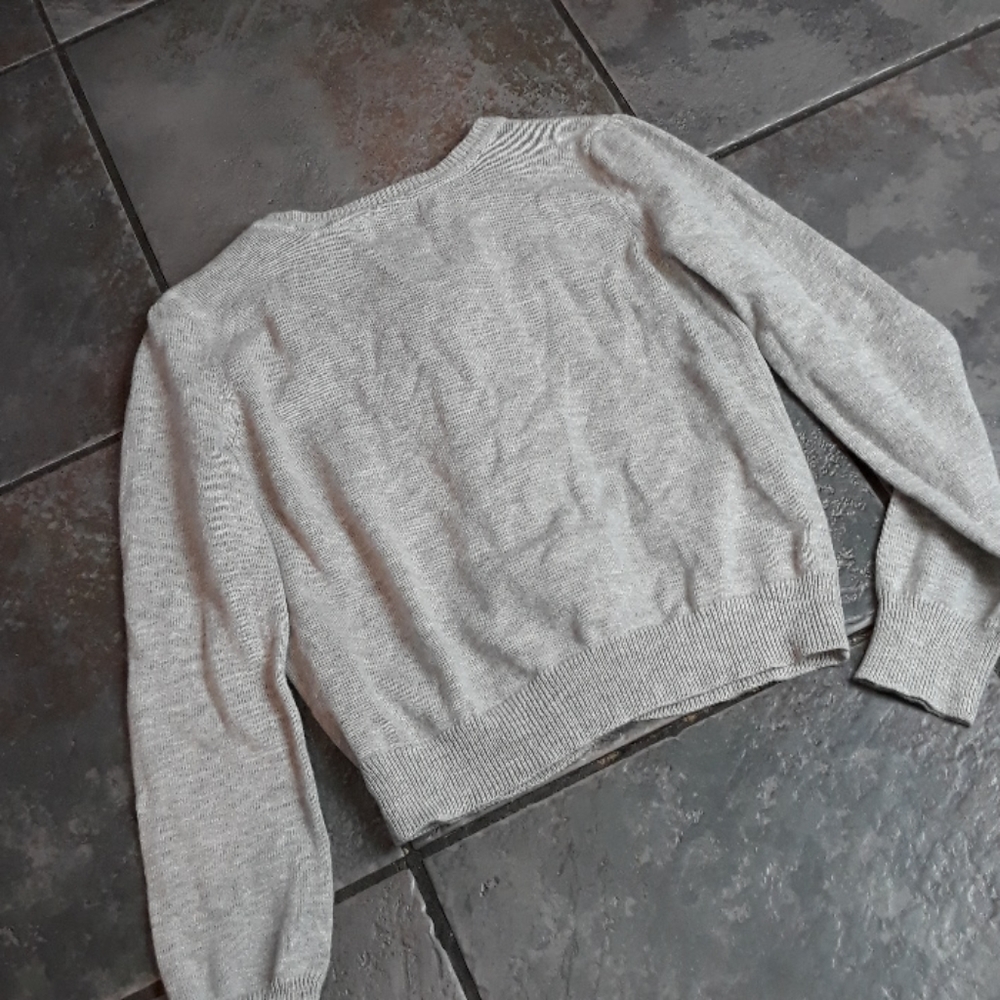 Fancy Sweater Gray With Ruffles 7 / 8 - Picture 8 of 8